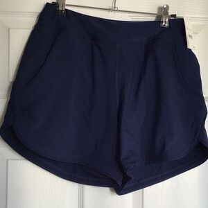 Lands' End Women's Dark Blue Athletic Shorts